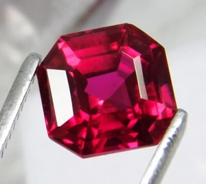 Certified 5.70 Ct Natural Mozambique Red Ruby Radiant Shape Stunning Gemstone - Picture 1 of 4