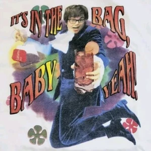 Camiseta De Colección Años 90 Austin Powers The Spy Who Shagged Me Luzianne Tea Promo XL - Imagen 1 de 5