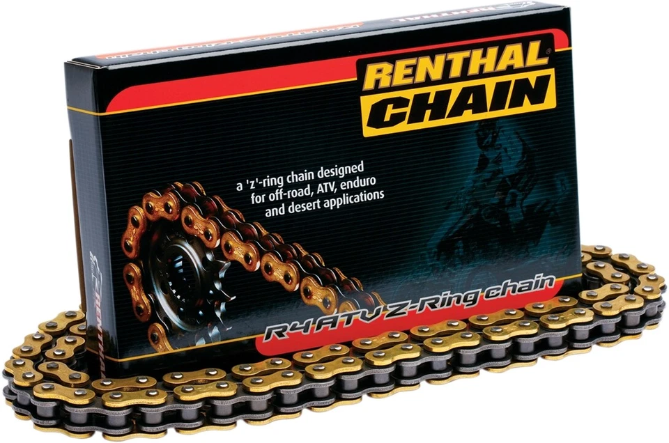 Renthal 520 R4 ATV Z-Ring Chain Natural 120 Links C312 - Image 1 of 1