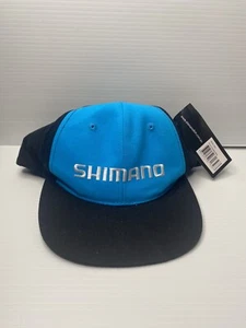 Shimano Fishing Hat Official Promo SnapBack Navy Blue/Black Flat Brim NEW TAGS - Picture 1 of 9