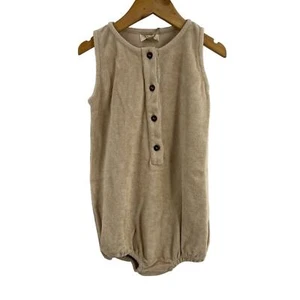 The Simple Folk Journey Terry Romper Ecru Size 4/5 Organic Cotton New - Picture 1 of 4