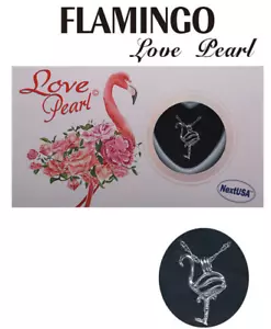 Collana Perla Flamingo Wish Love Perla Kit Perla Scatola Regalo - Foto 1 di 6