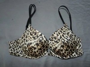 Victoria's Secret 34B sehr sexy Push-up Leopard BH gepolstert - Bild 1 von 3