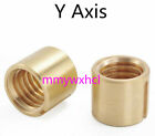 2x Milling Machine Brass Cross Feed Nut Part Y Axis For Bridgeport CNC Mill Tool