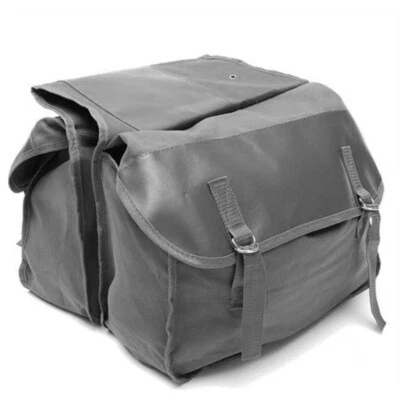 Paquete de almacenamiento con cubierta de solapa lateral para motocicleta bolsa de sillín herramienta de equipaje gran capacidad Foto 1 de 4