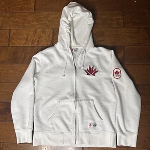 HUDSONS BAY HOODIE SWEATSHIRT OFFICAL OLYMPIC OUTFITTERS White CANADIAN M 2010 - Picture 1 of 7