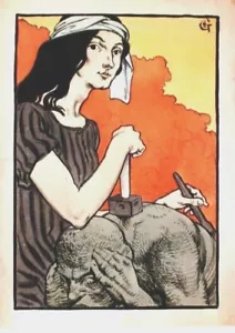 Original vintage print SCULPTURE ART EXPO PARIS 1898 - Picture 1 of 1