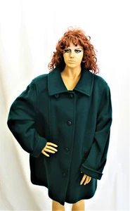 Barbara Lebek Damen Jacke Reine Schurwolle dunkelgrün Gr. 46 - Bild 1 von 4