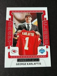 GEORGE KARLAFTIS 2022 Rookies and Stars DRAFT CLASS #DC-20 Kansas City Chiefs - Picture 1 of 2