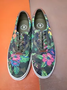 Polo Ralph Lauren Thornton sneakers tela tropicale taglia 13 - Foto 1 di 5
