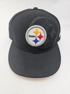 Mütze Kappe Pittsburgh Steelers schwarz New Era 59Fifty nicht verstellbar Größe 7 3/8 Shadow Logo - Bild 1 von 9