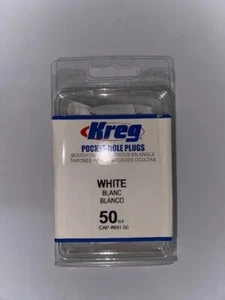 Kreg® Pocket-Hole Plugs Plastic White - Picture 1 of 4