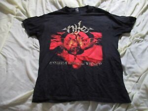 T-shirt nile : annihilation of the wicked. (taille L)