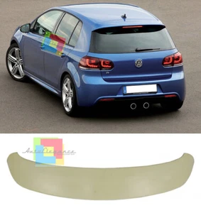 VW GOLF 6 VI 2008-2012 SPOILER SUL TETTO POSTERIORE SPORTIVO ABS R20 LOOK - Imagen 1 de 9