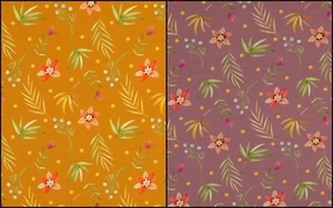 Tejidos de jersey orgánicos ♥ Jersey elástico ♥ Flores ♥ Estampado floral ♥ Color a elegir - Imagen 1 de 7