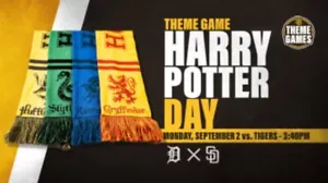 San Diego Padres Harry Potter Scarf 9/2/2024 SOLD OUT Ravenclaw BLUE - Picture 1 of 1