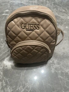 Guess Powder Mauve Quilted Los Angeles Women’s Packable Backpack Handbag - Picture 1 of 6