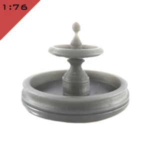 3D-gedruckter RUNDER BRUNNEN 1:76, OO Modell Miniatur Layout Landschaft Diorama - Bild 1 von 4