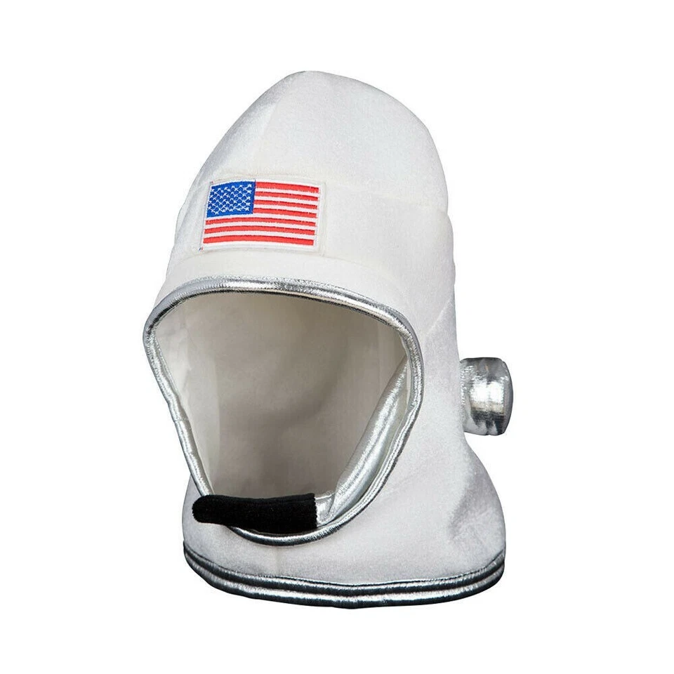 Astronaut Fancy Dress Helmet Fabric Spaceman Hat by Wicked