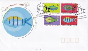 SA24e Cocos (Keeling) Islands 2001 Fished, FDC - Picture 1 of 2