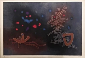 Mordechai ARDON 'COMPOSITION' Hand signed Lithograph - Picture 1 of 3