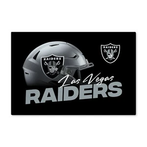 Northwest NFL Las Vegas Raiders Headspace waschbarer Bodenteppich, 20" x 32" - Bild 1 von 2