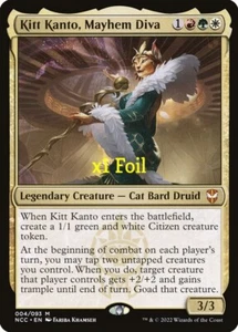 MTG Foil Commander: Streets of New Capenna NCC Kitt Kanto, Mayhem Diva MINT - Picture 1 of 1