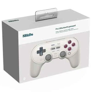 8BitDo Pro 2 Bluetooth Controller - G Classic - 80GK - Android, Switch, PC, Pi - Picture 1 of 2
