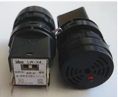 LW1Z-1X4D  IDEC Black Buzzer With Lamp - Image 1 of 3