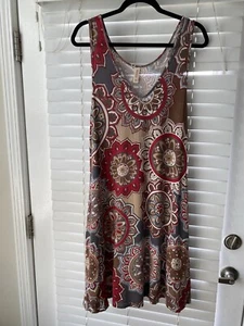 Bushuige Sommerkleid oder Coverup Damen M Boho ärmellos, so süß - Bild 1 von 9