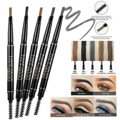 2 In 1 Microblading Tattoo Eyebrow Tattoo Pen Eye Brow 3D Makeup Pencil 5 Color↔ - Image 1 of 4