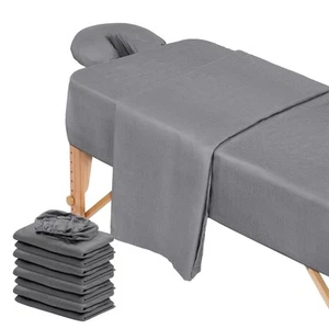 12 Pcs 4 Sets Premium Microfiber Massage Table Sheet Set, Include Massage Tab... - Picture 1 of 6