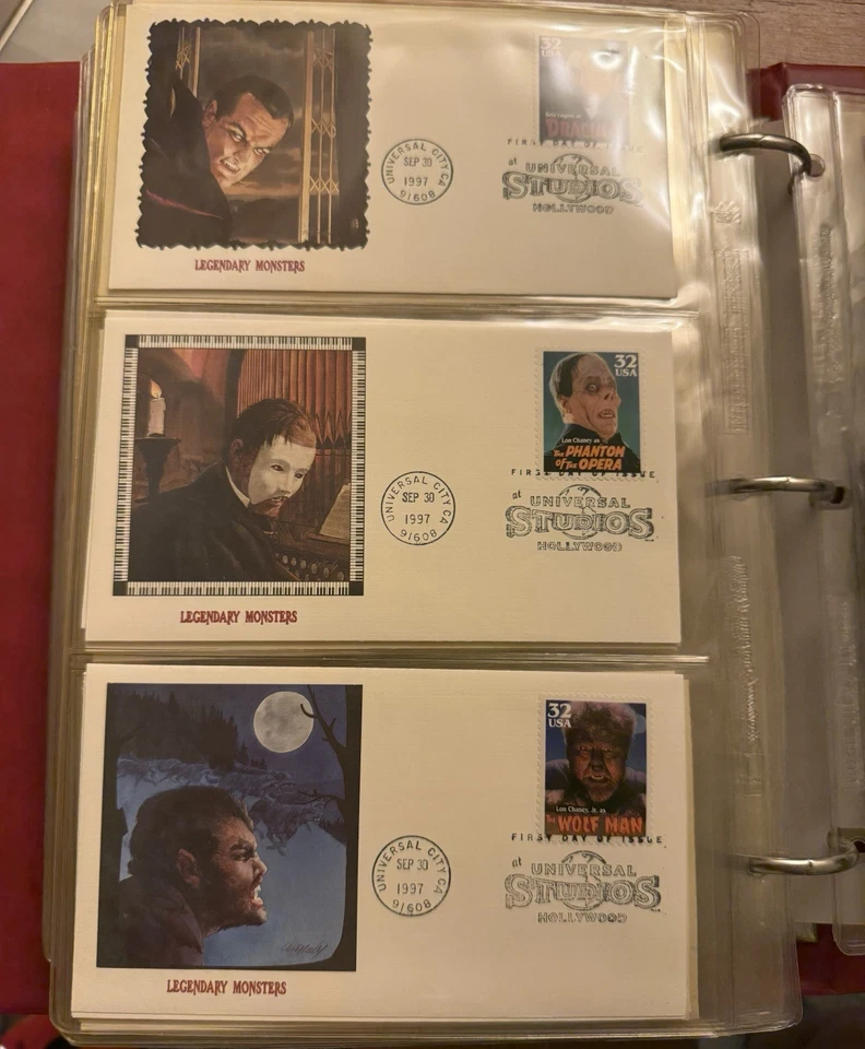 LOT OF 176 FIRST DAY Of ISSUE COVERS  1996-1997 In Binder - Image 1 of 4