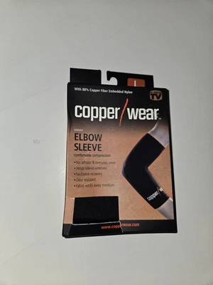 Elbow Support Bundle – Copper Wear Compression Sleeve (L) + Zamst Elbow Band (L) - Image 1 of 4