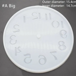 Molde de silicona para reloj de fundición epoxi de resina para hacer hágalo usted mismo herramienta molde artesanía hecha a mano - Imagen 1 de 13