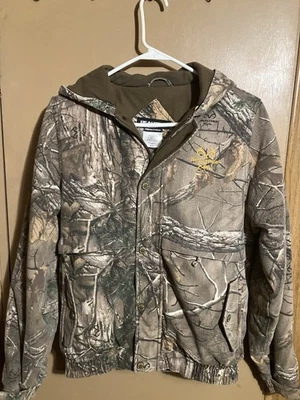 REALTREE Xtra Camo Full Zip Hooded Jacket Mens XL Hunting Winter Thick Heavy - Image 1 of 4