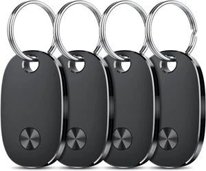 4 Pack Air Tracker Tag Key Finder Works with Find My App (iOS Only) with Sound - Picture 1 of 9