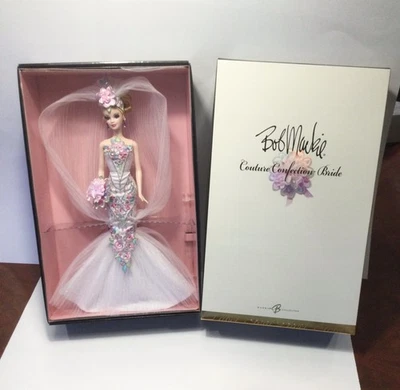 BOB MACKIE BARBIE ALTA COSTURA CONFECCIÓN NOVIA ETIQUETA DORADA CERTIFICADO DE AUTENTICIDAD NRFB RARO NUEVO J0981 Foto 1 de 4