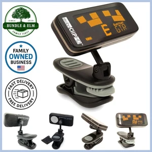 Clip-On Tuner Strobe HD Accurate 0.1 Cent for Guitar Bass Violin Ukulele Brass - Picture 1 of 12