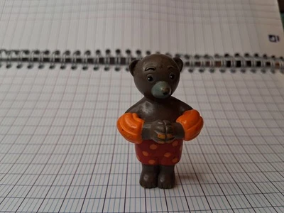 Jouet - Figurines PVC Petit Ours Brun -en brassard à la baignade.  BE - Photo 1/2
