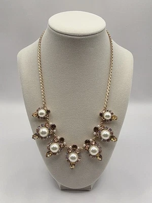 Collar Charter Club cristal tono dorado Foto 1 de 3