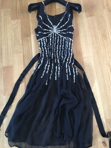 Splendido abito da donna Moschino 100% seta taglia 8 due pezzi