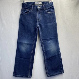 Urban Pipeline Straight Leg Adjustable Waist Denim Jeans Boys Sz 8 Blue Used - Picture 1 of 13