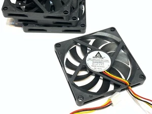4 Pieces 8010 Gdstime 12V 3pin 80x80x10mm 8cm DC Cooling Fan large brushless A47 - Picture 1 of 2