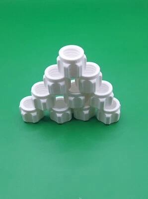 Silicone Sealer Sealant Mastic Tube Nozzle Screw Cap Tops Pack of 10 - Image 1 of 4