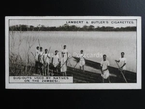 No.21 DUG OUTS USED ON THE ZAMBESI - Rhodesian Series by Lambert & Butler 1928 - Bild 1 von 1
