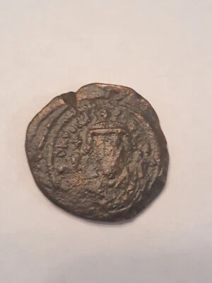 Moneda de bronce bizantina AE follis Phocas 602-610 dC Cycicus Mint. SB 640. #2331A Foto 1 de 2