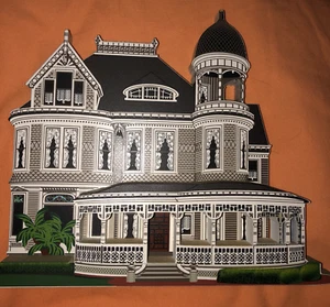 Casa Mansión Larga Waterman De Colección San Diego California Modelo Reina Ana Gótica - Imagen 1 de 10