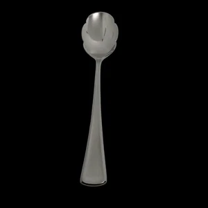 Gorham Stephanie Frosted Sugar Shell Spoon 18/8 Stainless Steel Vintage RARE - Picture 1 of 10