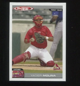 Tarjeta de novato Yadier Molina 2004 Topps Total Baseball #786 #3757 - Imagen 1 de 1